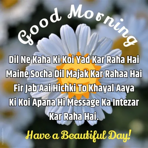 Good Morning Shayari in English